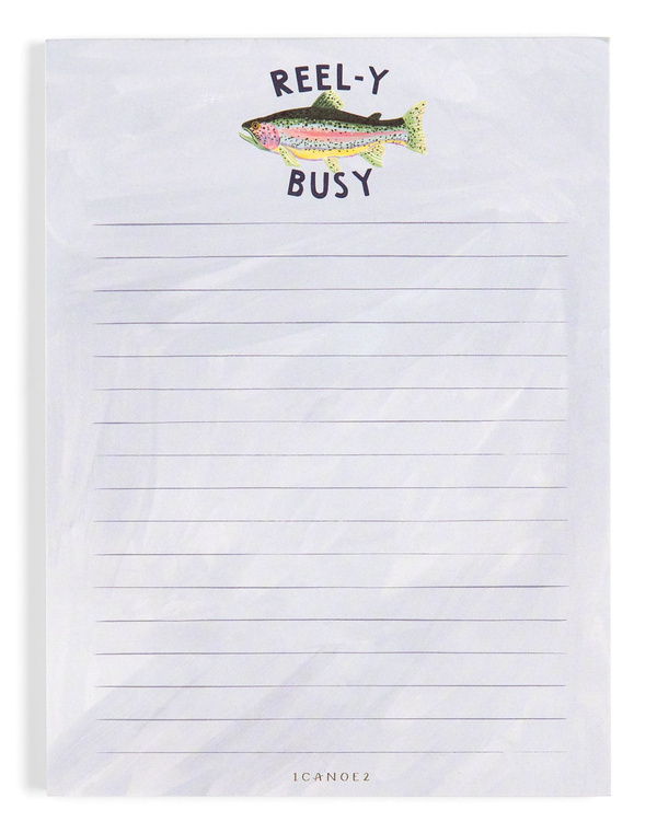 Reel-y Busy Fish Notepad, 1 of 2