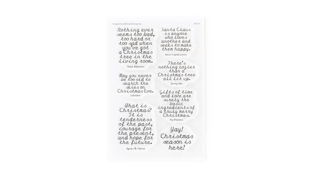 Christmas Phrases 4×6 Stamp Set, 1 of 4