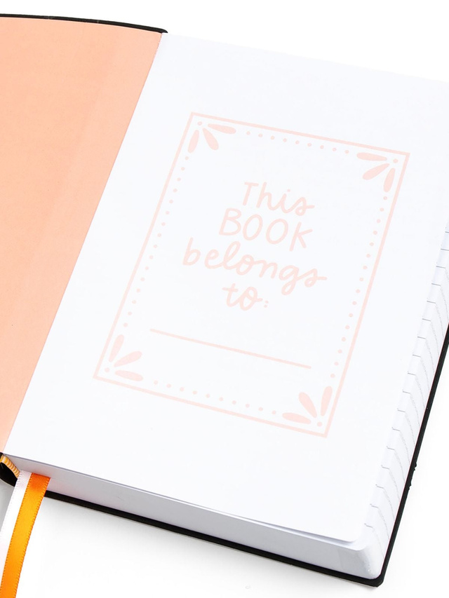 Pink Floral 5×7 Lined Softcover Book Journal, 3 of 4