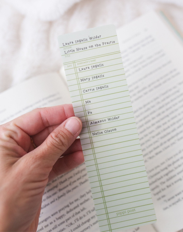 Little House On The Prairie Library Check Out Transparent Bookmark, 1 of 4