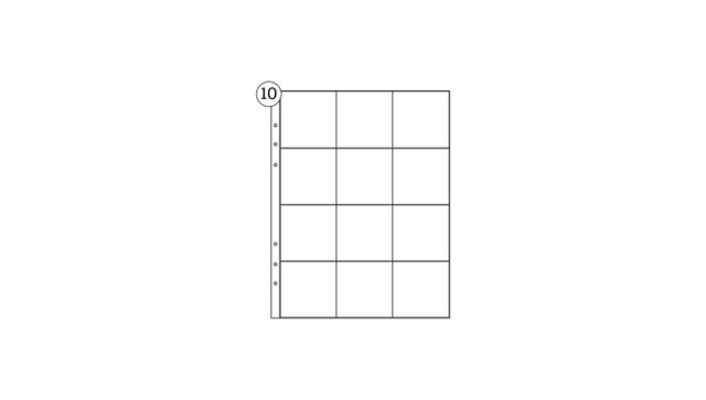 6×8 Page Protectors - 2×2 Pockets (10 pack), 1 of 1