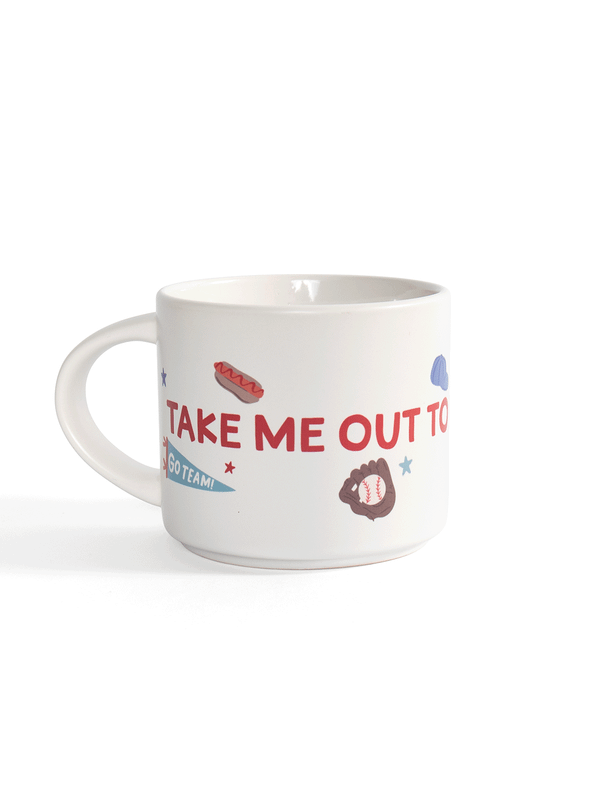 Take Me Out To The Ballgame Large Ceramic Mug, 6 of 6