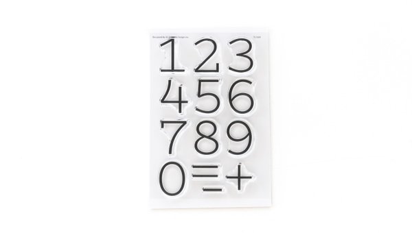 Numbers Are Awesome #19 4×6 Stamp Set, 1 of 2