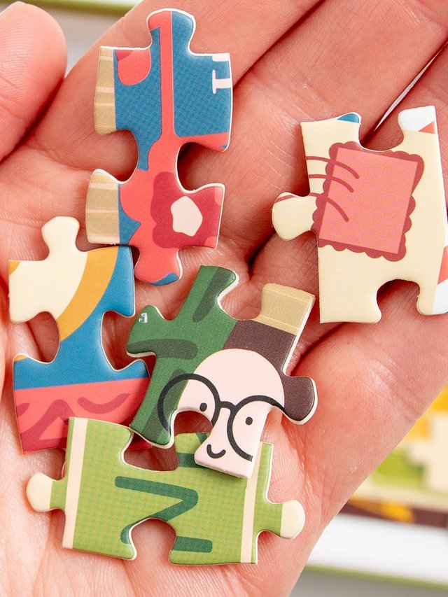 Classics Bookshelf - 400 Piece Panoramic Jigsaw Puzzle, 3 of 5