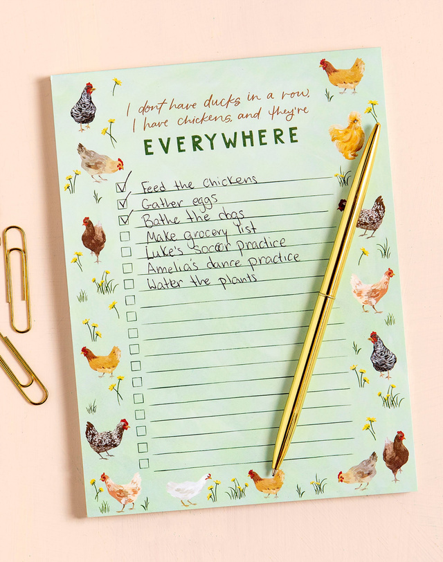 Chicken Meadows Notepad, 1 of 2