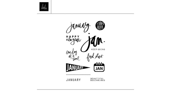 Digital 4×6 January Stamp, 1 of 1