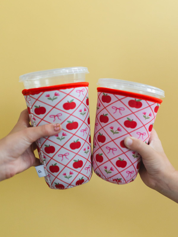 Apples & Bows Teacher Drink Sleeve, 2 of 8