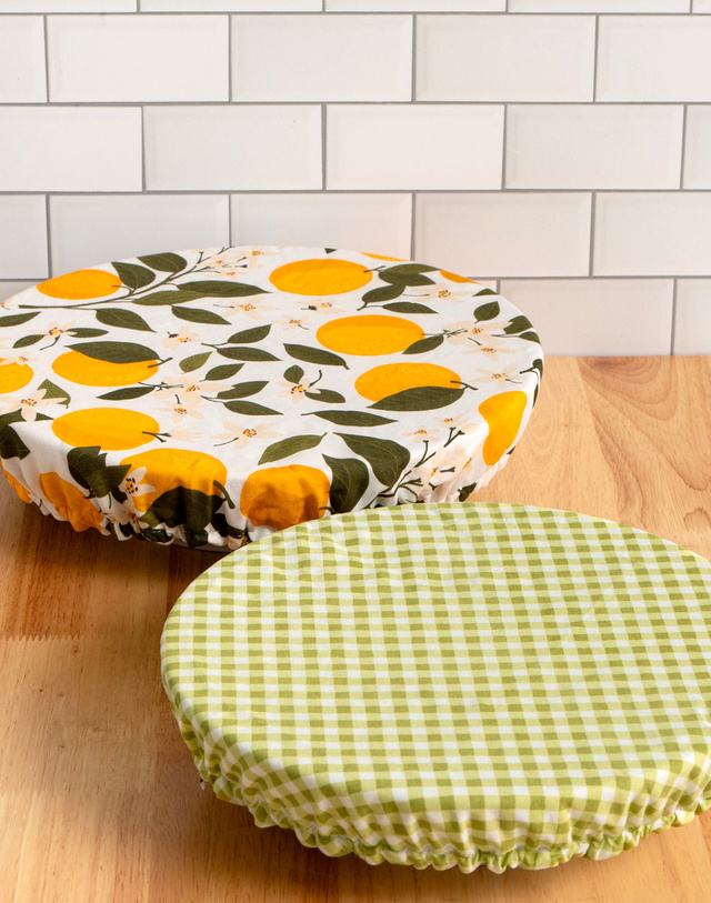 Orange Orchard Bowl Cover Set, 1 of 3