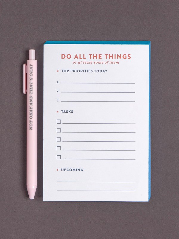 Do All The Things Daily Planner 4×6 Notepad, 2 of 2