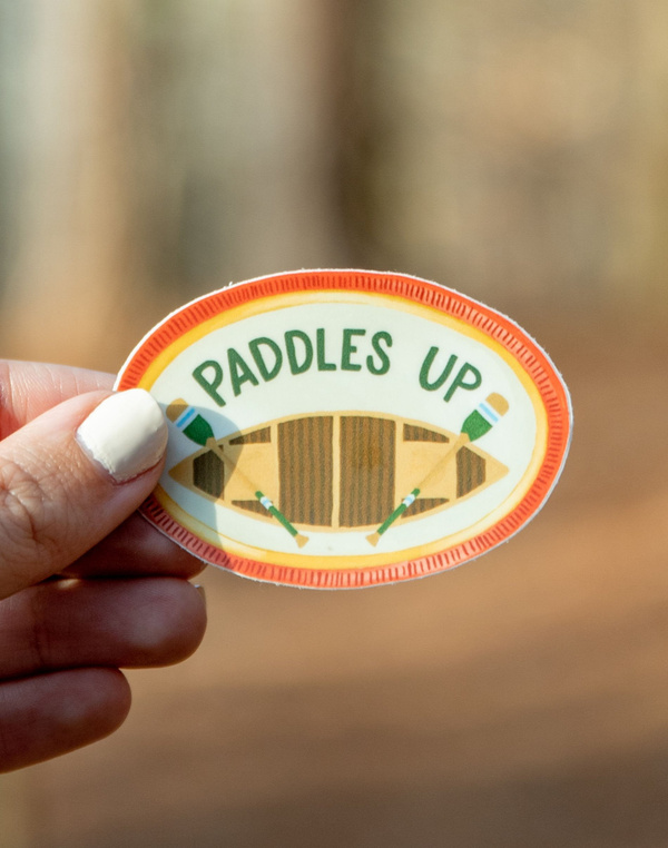 Paddles Up Decal Sticker, 1 of 4