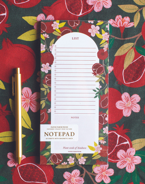 Pomegranate Notepad, 2 of 2
