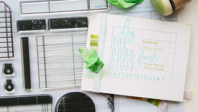 Stamp Set : 6×8 Charts and Grids, 4 of 6