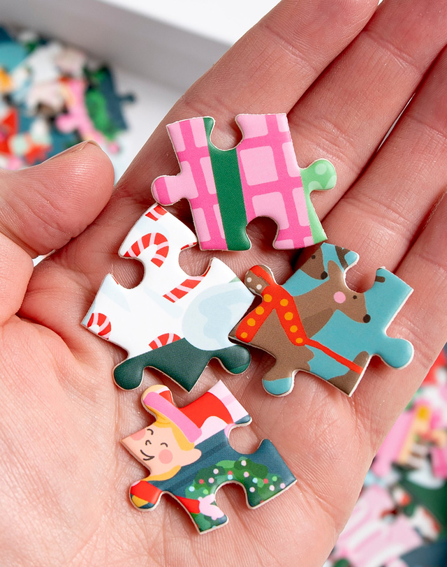 Santa's Village - 500 Piece Holiday Jigsaw Puzzle, 4 of 8
