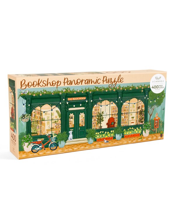 Bookshop - 400 Piece Panoramic Jigsaw Puzzle, 1 of 7
