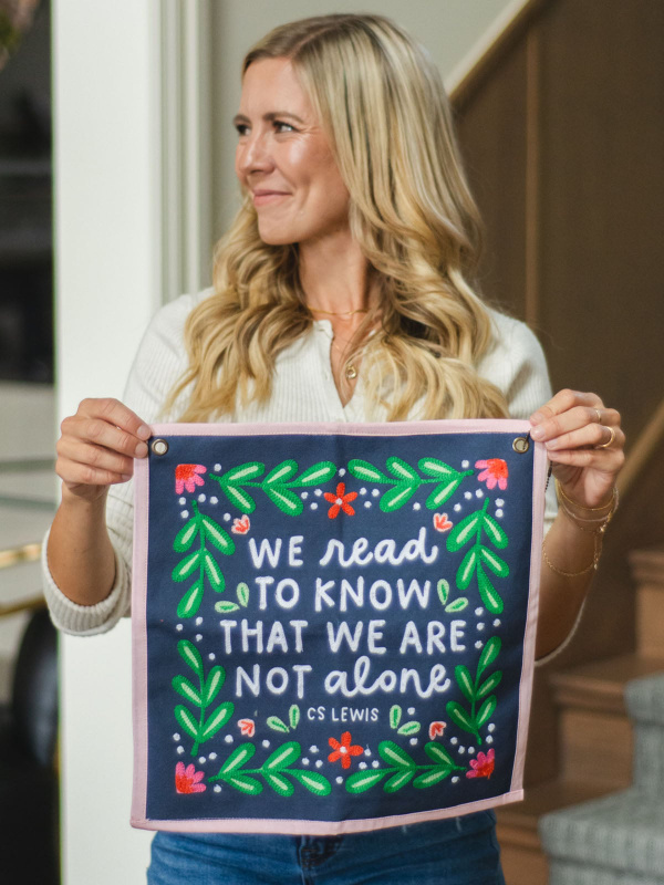We Read To Know Canvas Wall Banner , 1 of 4
