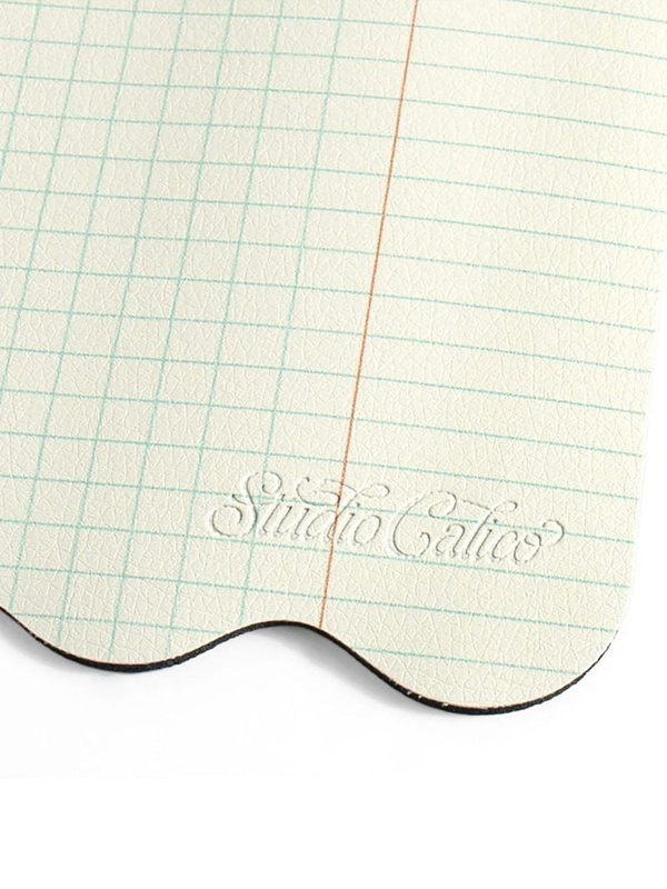 Scalloped Ledger Large Desk Mat, 3 of 5