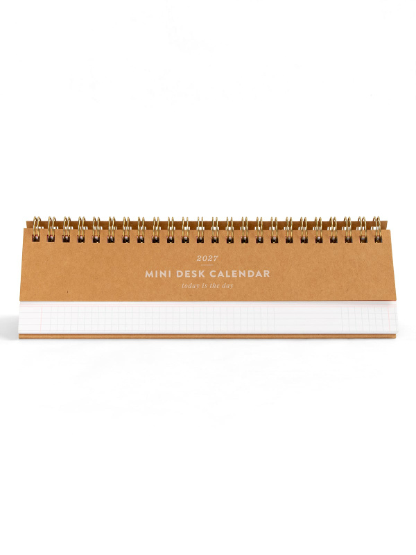 2027 Monthly Spiral Mini Desk Calendar, 1 of 7