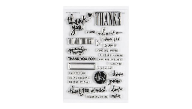 Stamp Set : 4×6 Thank You, 1 of 1