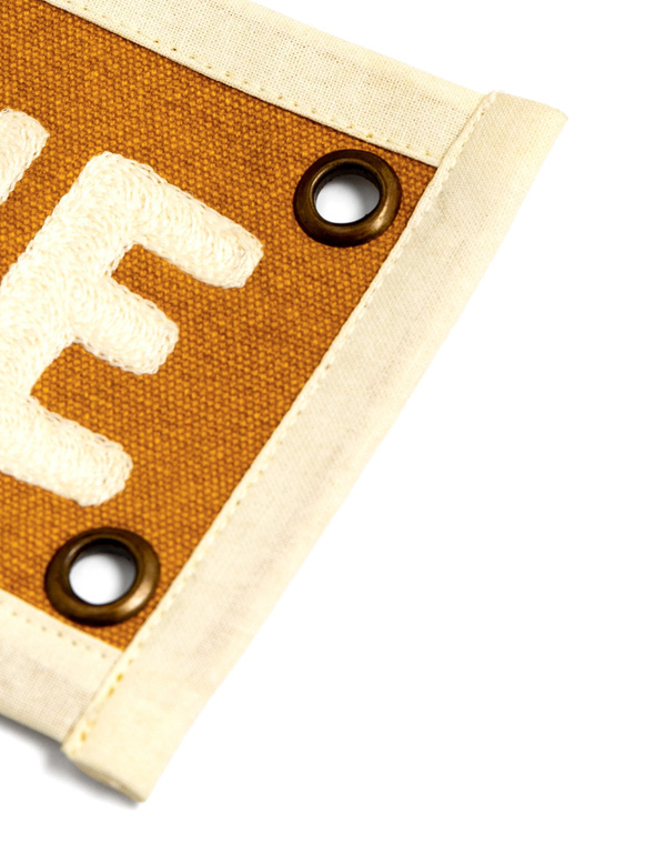 Rise + Shine Embroidered Canvas Banner, 3 of 3