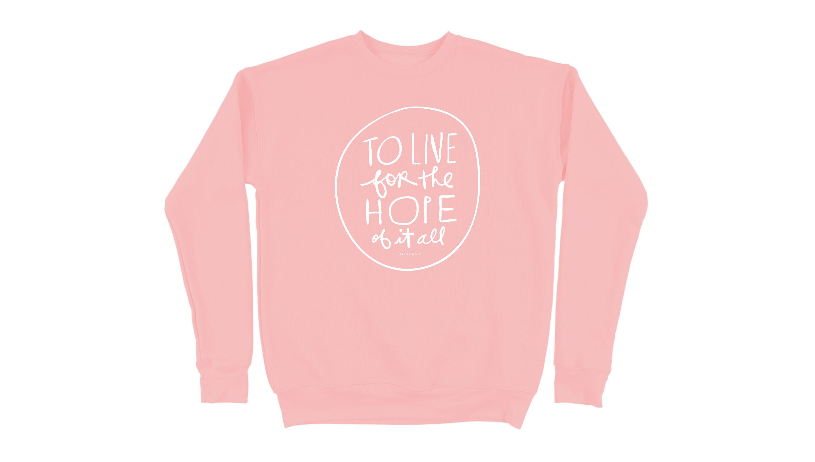 Ali Edwards Design Inc. | To Live For The Hope Sweatshirt - Pink