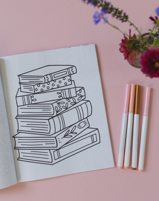 Book Lover Coloring Book , 4 of 8