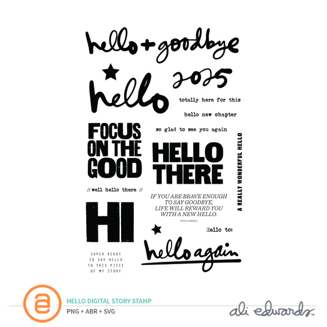 Hello Digital Story Stamp™, 1 of 1