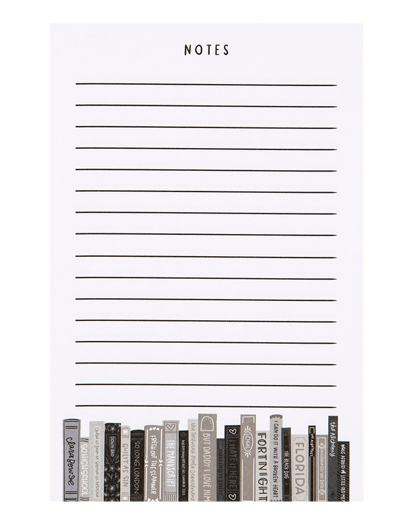 Poetry Books Notepad, 1 of 2