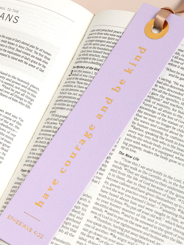 Have Courage And Be Kind Scripture Bookmark, 1 of 2