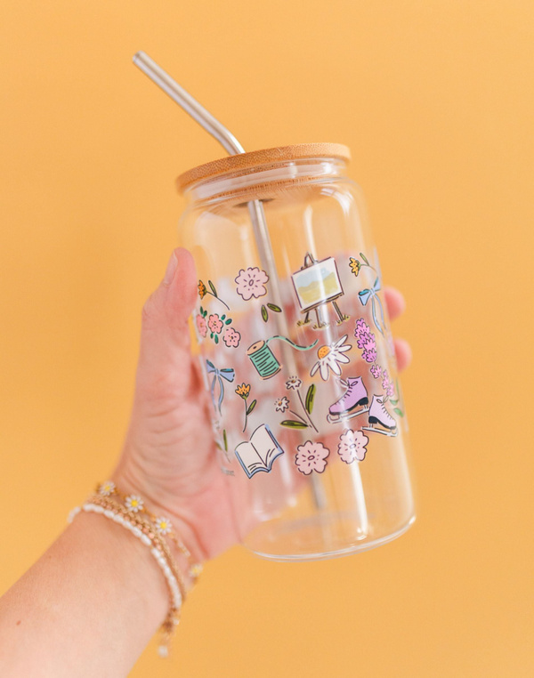 Little Women Glass Can, 1 of 4