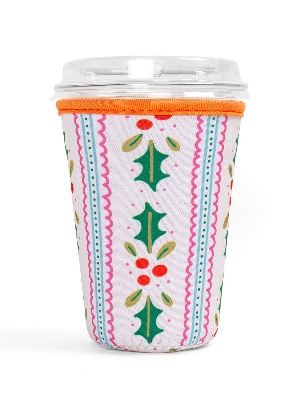 Holly Christmas Drink Sleeve, 4 of 5