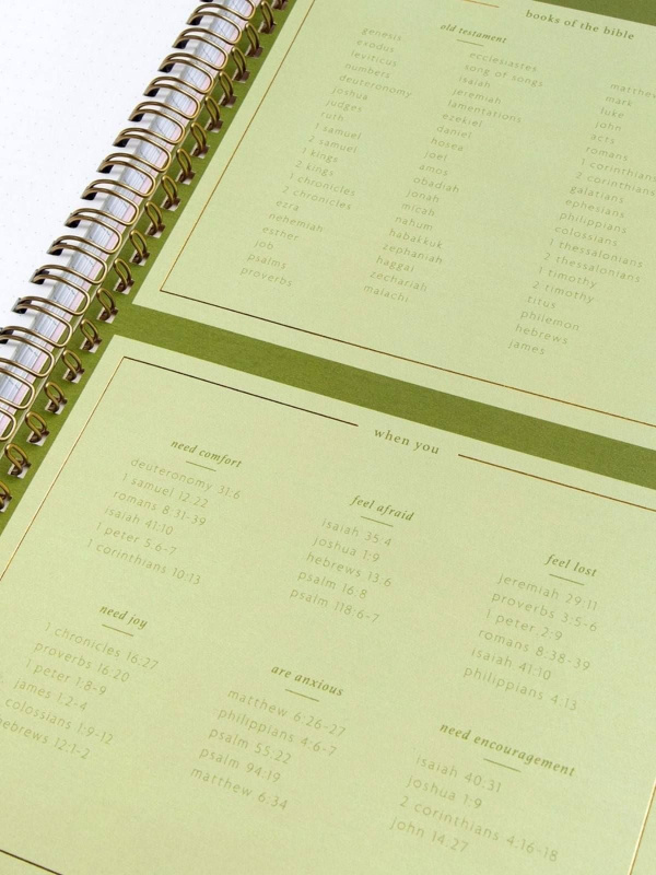 Blush Pink Bible Study Spiral Notebook, 6 of 11