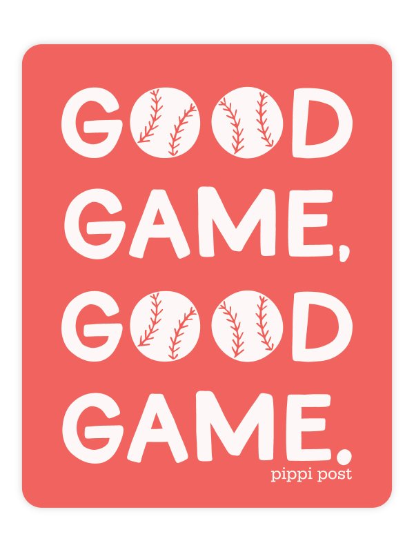 Good Game Baseball Decal Sticker, 5 of 5