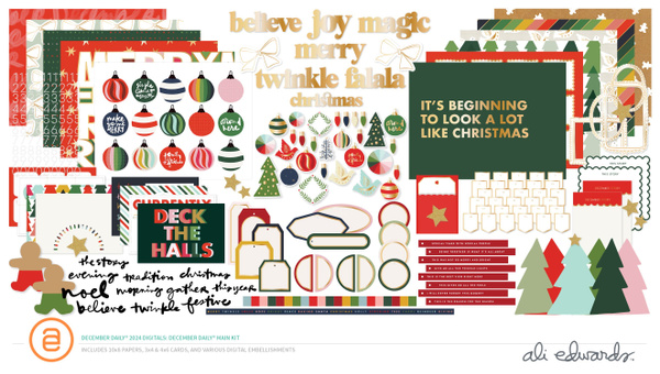 December Daily® 2024 Digital Main Kit, 1 of 1