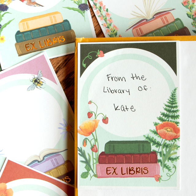 Book Plate Sticker Set, 3 of 5