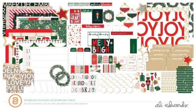 December Daily® 2023 Digital Main Kit, 1 of 1