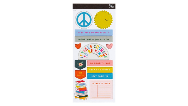 Keep It Real Chipboard Shape Sheet by Goldenwood Co, 1 of 2