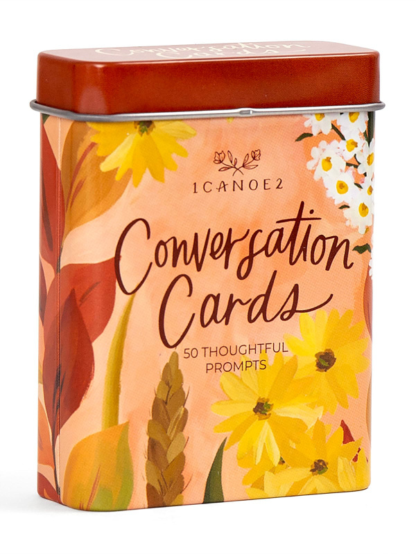 Cozy Conversation Starters - Deck of Cards + Storage Tin, 2 of 4