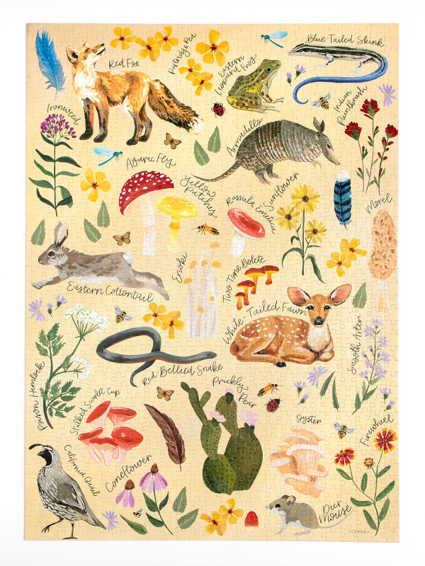 Flora & Fauna - 1,000 Piece Jigsaw Puzzle, 4 of 9