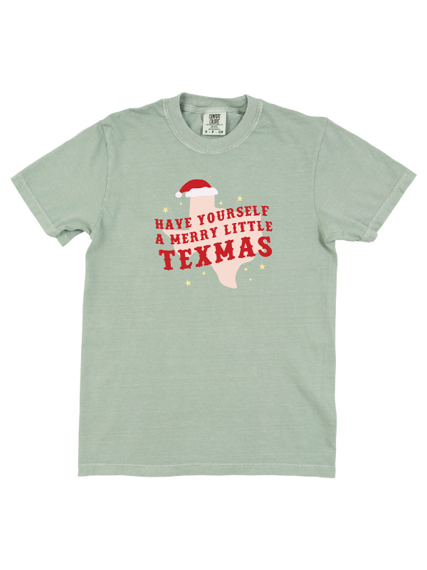 Merry Little Texmas Christmas Western Tee - Bay, 2 of 2