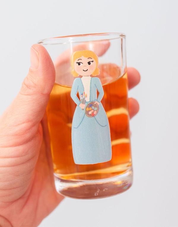 Little Women Amy March Mini Juice Glass, 1 of 2