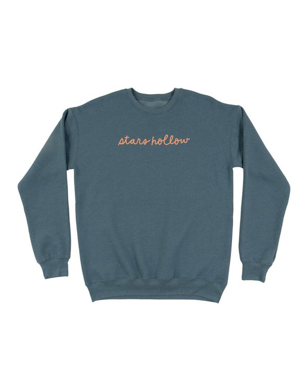 Stars Hollow in the Fall Sweatshirt - Heather Slate, 4 of 4