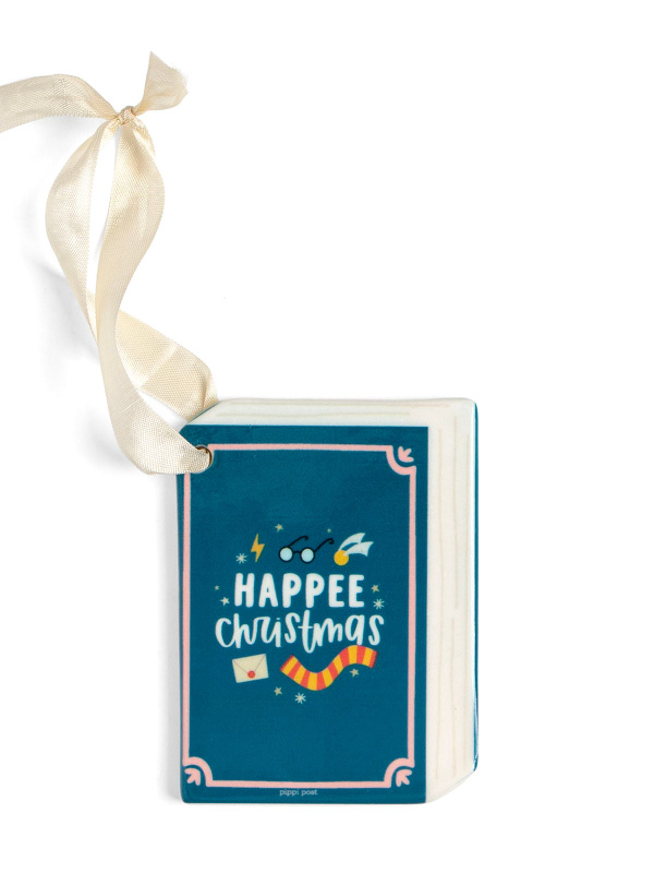 Happee Christmas Wizard Christmas Book Ornament, 4 of 4
