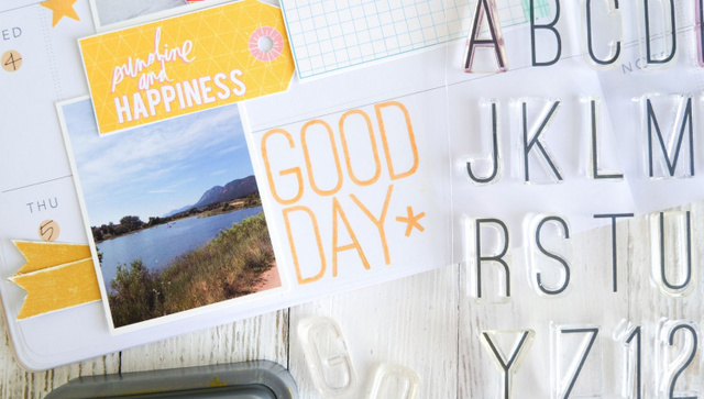 Stamp Set : 6×8 August Alphas and Numbers, 4 of 5