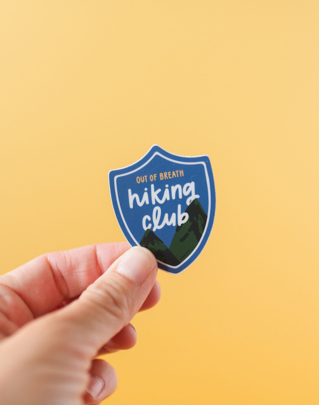 Hiking Club Decal Sticker, 4 of 5