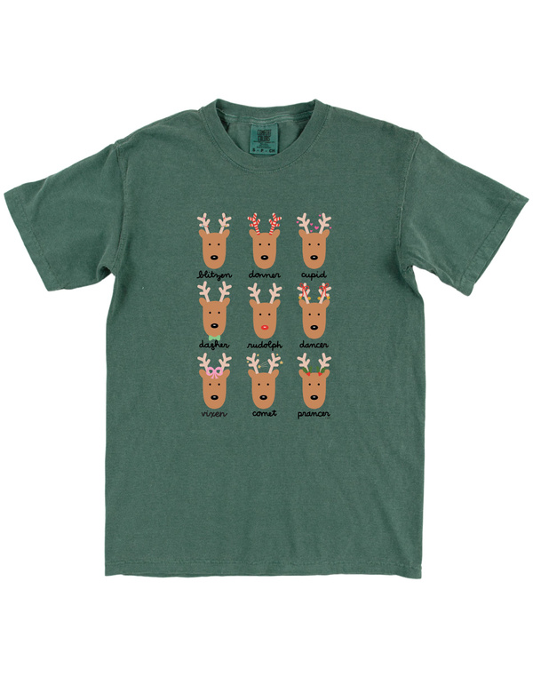 Reindeer Tee - Blue Spruce, 3 of 3
