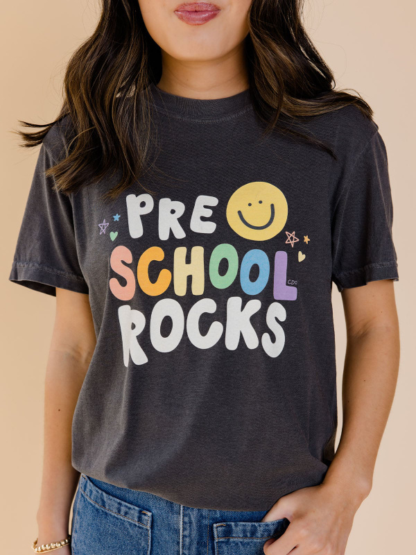 Preschool Rocks Tee - Pepper , 2 of 4