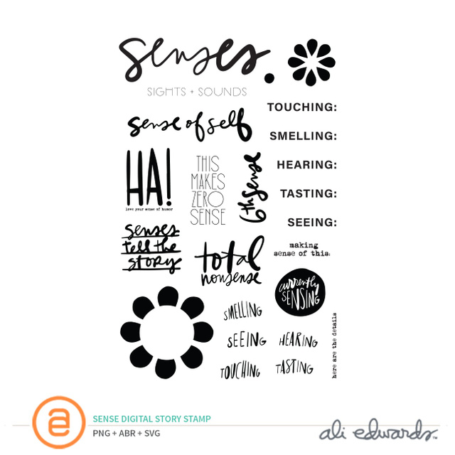 Senses Digital Story Stamp™, 1 of 1
