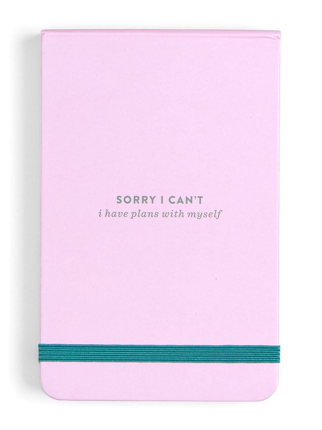 I Have Plans Introvert Lined Pocket Notepad, 1 of 3