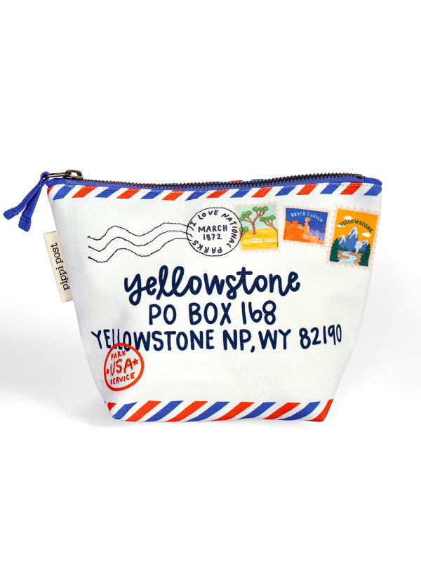 Deliver to Yellowstone National Park Canvas Pouch, 2 of 2