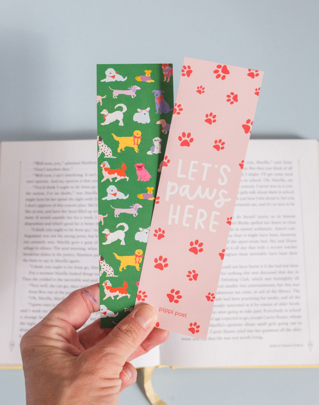 Let's Paws Here Dogs Bookmark Set, 1 of 5